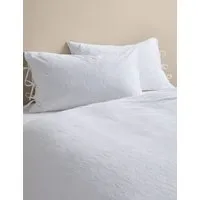 Bedding Set Fleurine Embroidered - White, Cotton alternate view