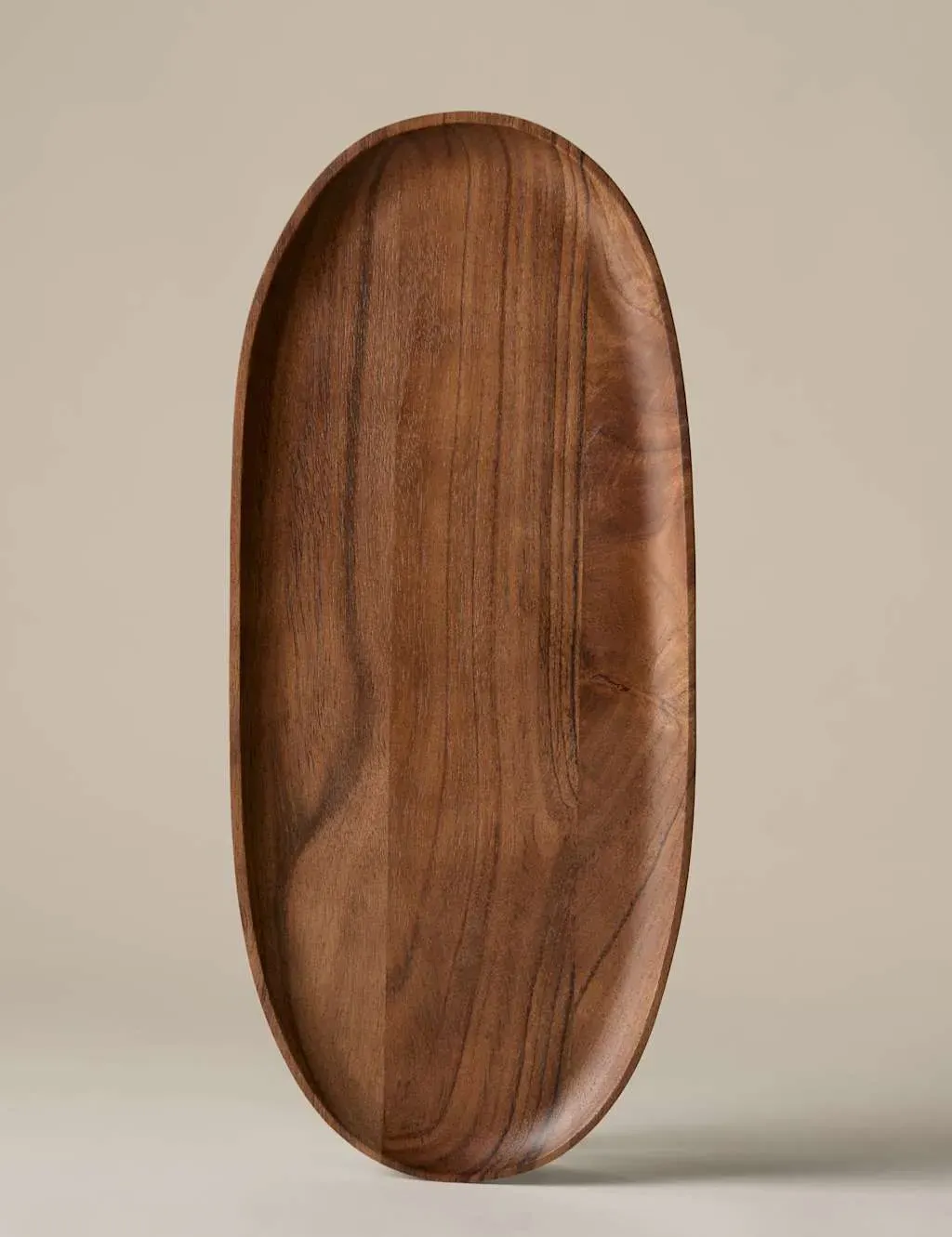 Medium Oblong Serving Platter - Natural, Wood product