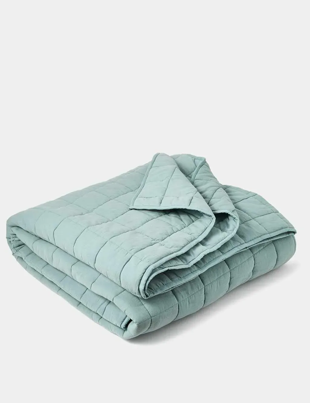 Large Quilted Throw - Sage, Cotton product