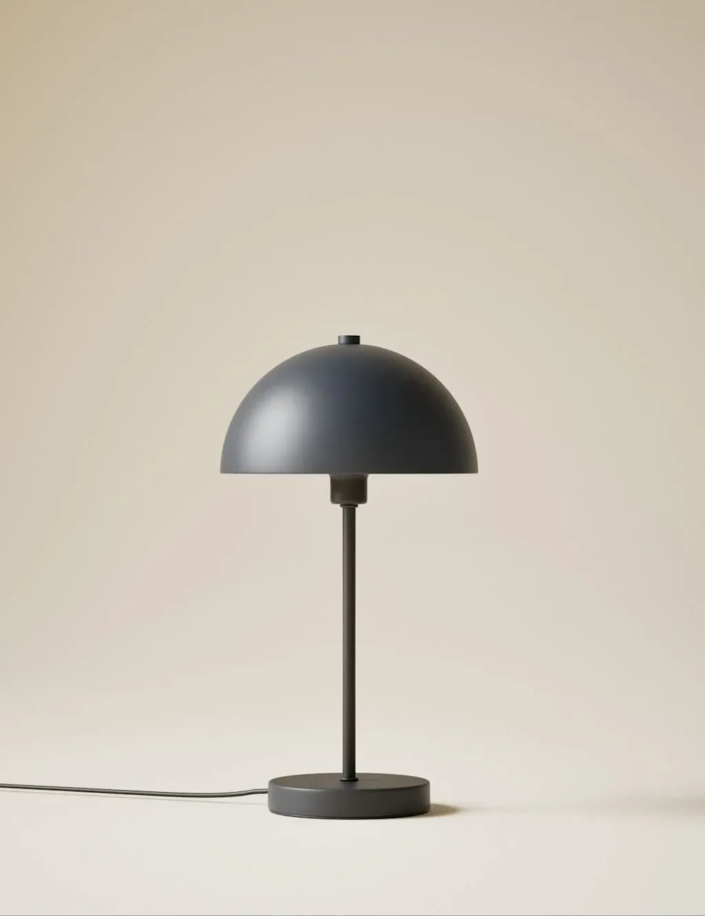 Metal Dome Table Lamp - Charcoal product