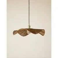 Rocco Rattan Easy Fit Ceiling Lamp Shade - Natural alternate view