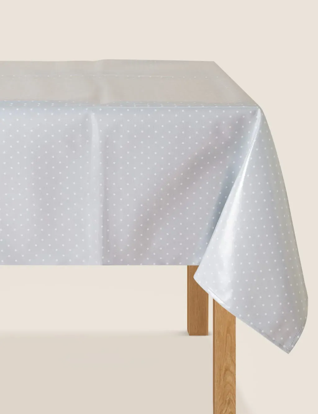 Dotted Wipe Clean Tablecloth - Grey Mix product