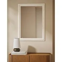 Daphne Rectangular Wall Mirror - White alternate view