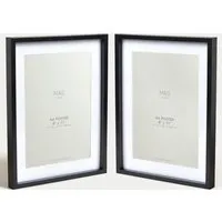 Set of 2 A4 Photo Frames - Black alternate view