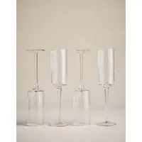 Celine Set of 4 Champagne Flutes - Glass alternate view