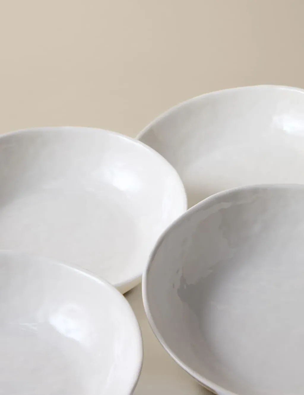 Artisan Set of 4 Pasta Bowls - White, China product