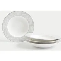 Hampton Set of 4 Pasta Bowls - Grey Mix alternate view