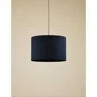 Velvet Lamp Shade - Navy alternate view