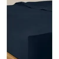 Cotton Rich Extra Deep Fitted Sheet - Navy alternate view