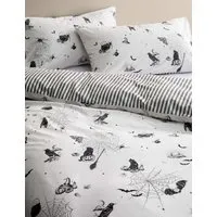 Cotton Rich Halloween Printed Bedding Set - Black Mix alternate view