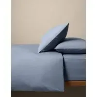 Cotton Rich Percale Bedding Set - Dusty Blue alternate view