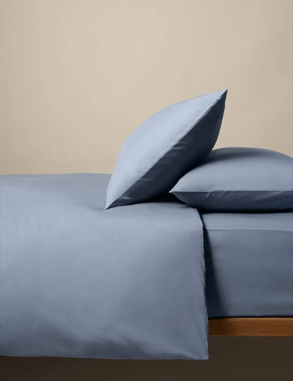 Cotton Rich Percale Bedding Set - Dusty Blue product