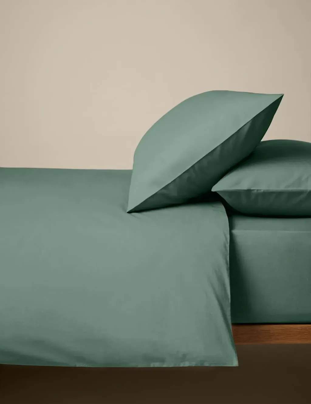 Cotton Rich Percale Bedding Set - Smokey Green product