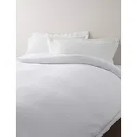 Cotton Rich Waffle Bedding Set - White alternate view
