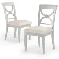 Darcey Set of 2 Dining Chairs - Light Grey alternate view