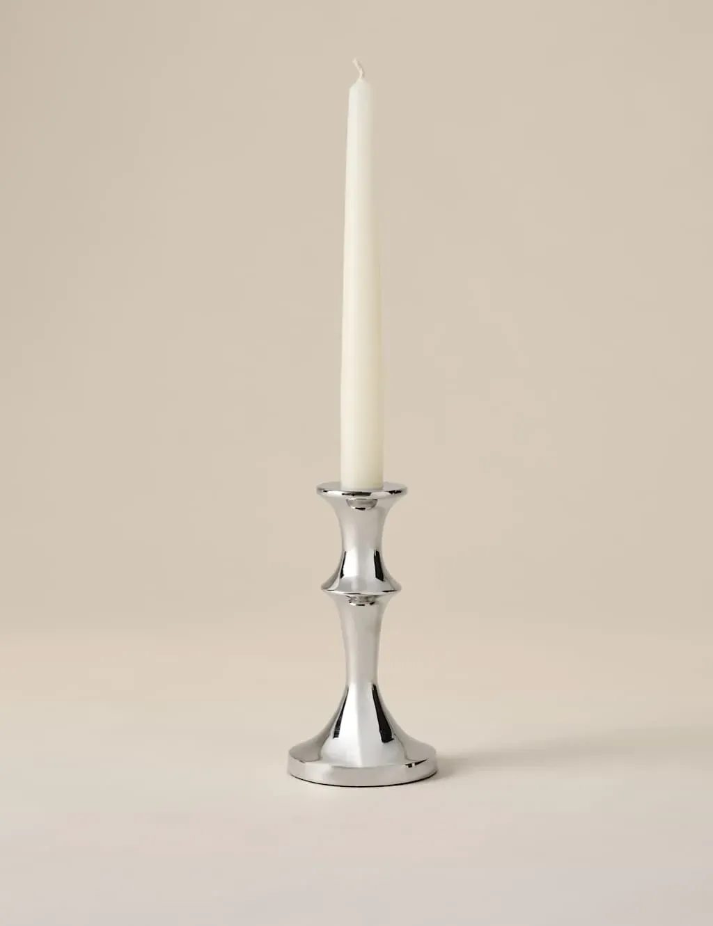 Dinner Candle Holder - Chrome product