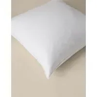 Duck Feather & Down Square Pillow - White, Cotton alternate view