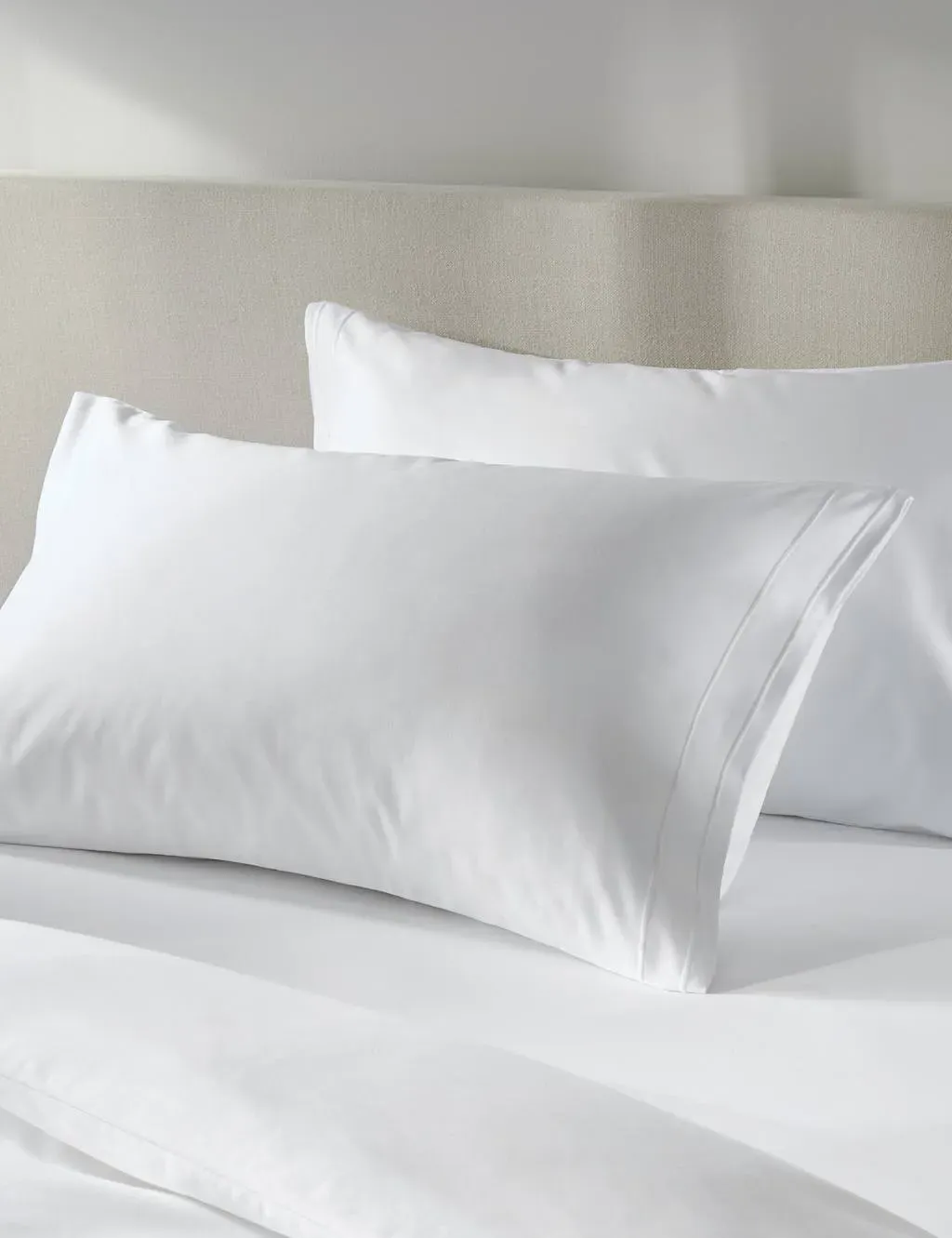 Egyptian Cotton 1000 Thread Count King Size Pillowcases - White product