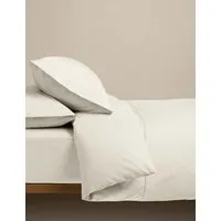 Egyptian Cotton 230 Thread Count Crisp Bedding Set - Cream alternate view