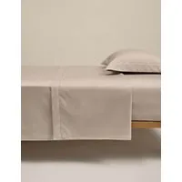 Egyptian Cotton 230 Thread Count Crisp Flat Sheet - Mink alternate view