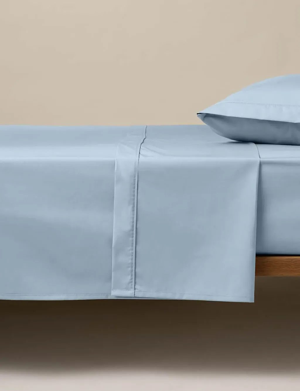 Egyptian Cotton 230 Thread Count Flat Sheet - Dusty Blue product