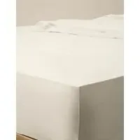 Egyptian Cotton Deep Fitted Sheet - Cream alternate view