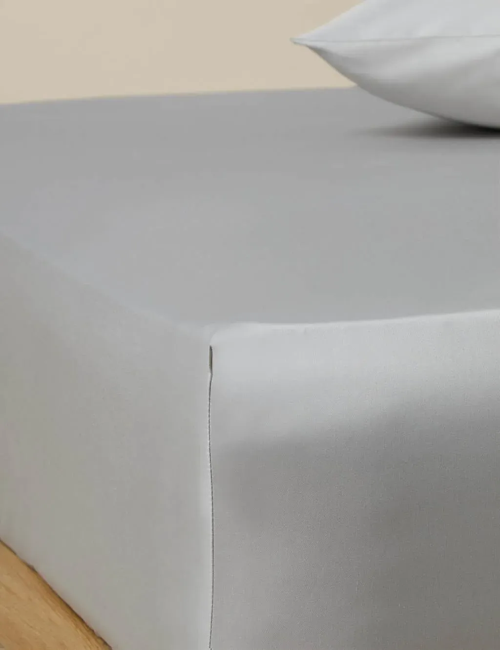 Egyptian Cotton Sateen Deep Fitted Sheet - Dove product