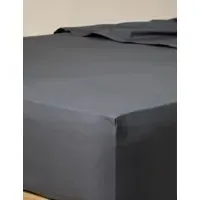 Egyptian Cotton StayPut Fitted Sheet - Charcoal alternate view