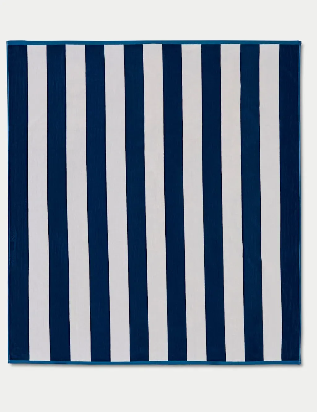 Extra Large Striped Beach Towel - Navy, Pure Cotton product