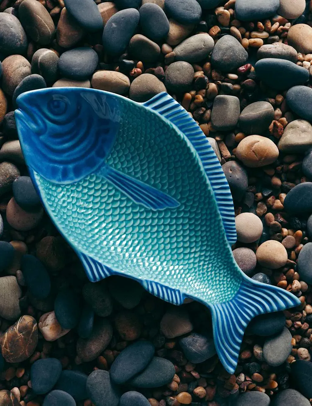 Fish Picnic Platter - Blue Mix, Melamine product
