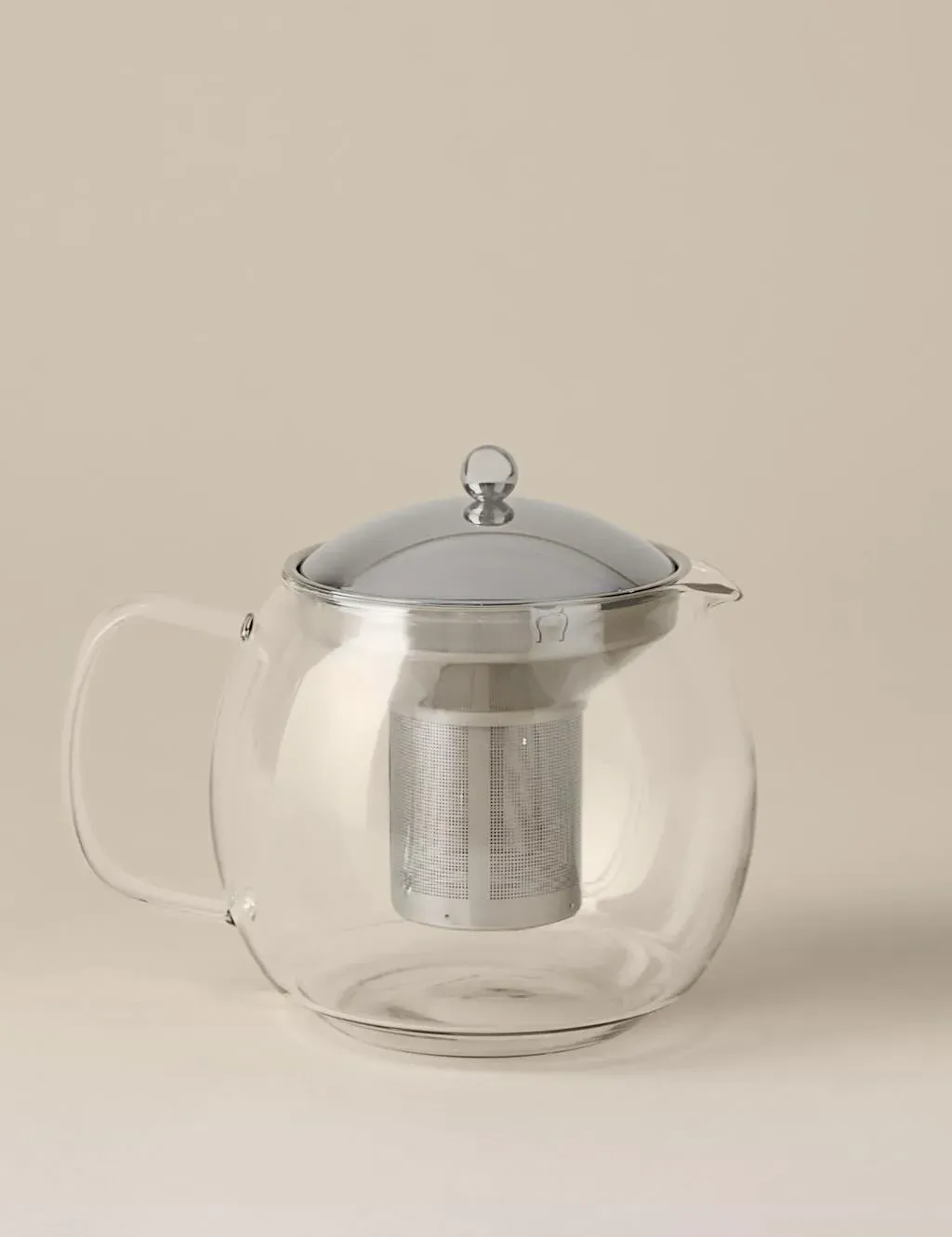 Glass 1.5L Infuser Teapot - Silver product