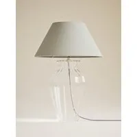 Glass Fluted Table Lamp - Clear alternate view