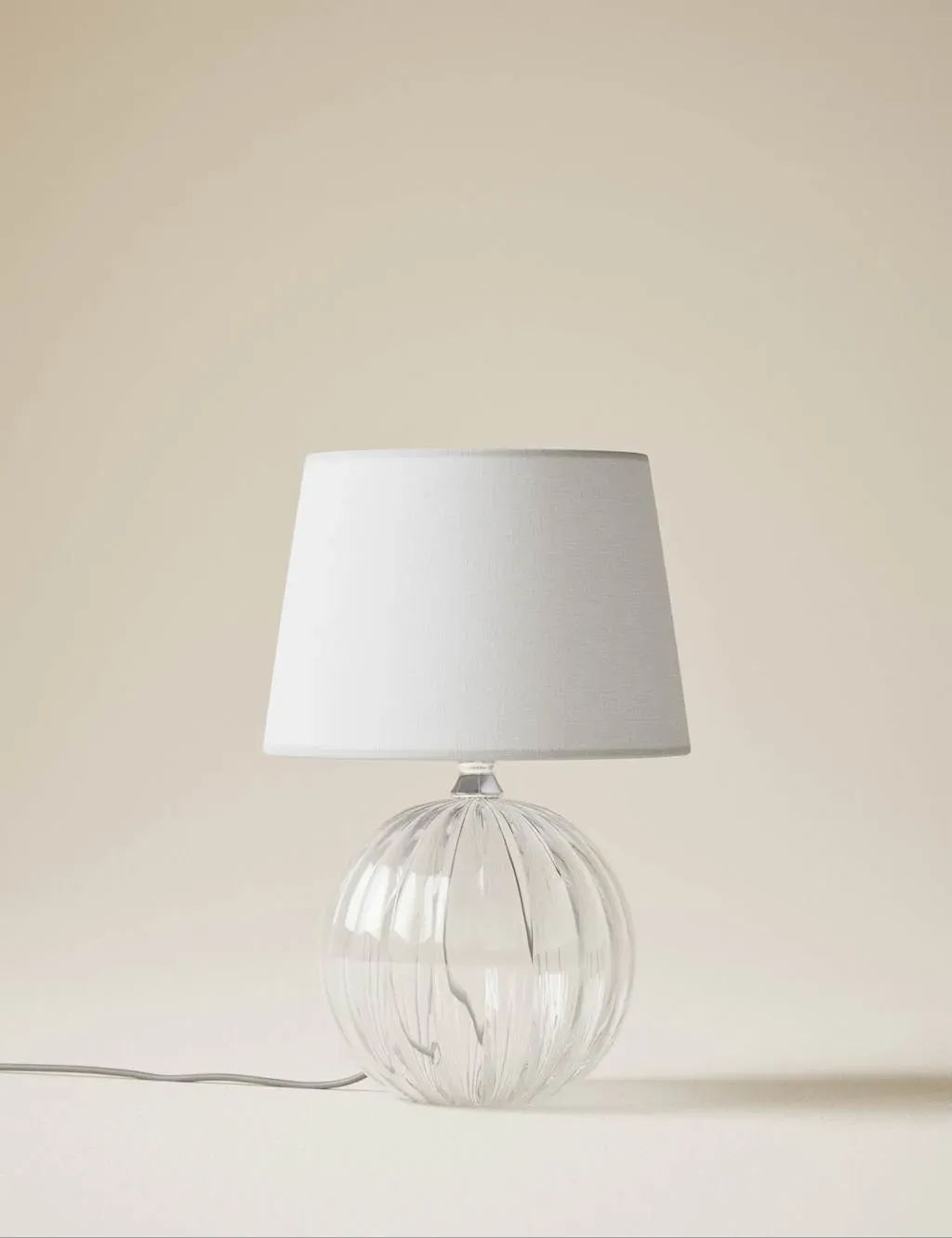 Glass Table Lamp - Ridged Base product