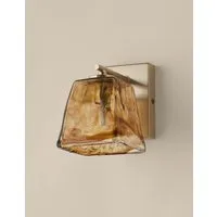 Glass Wall Light - Brown alternate view