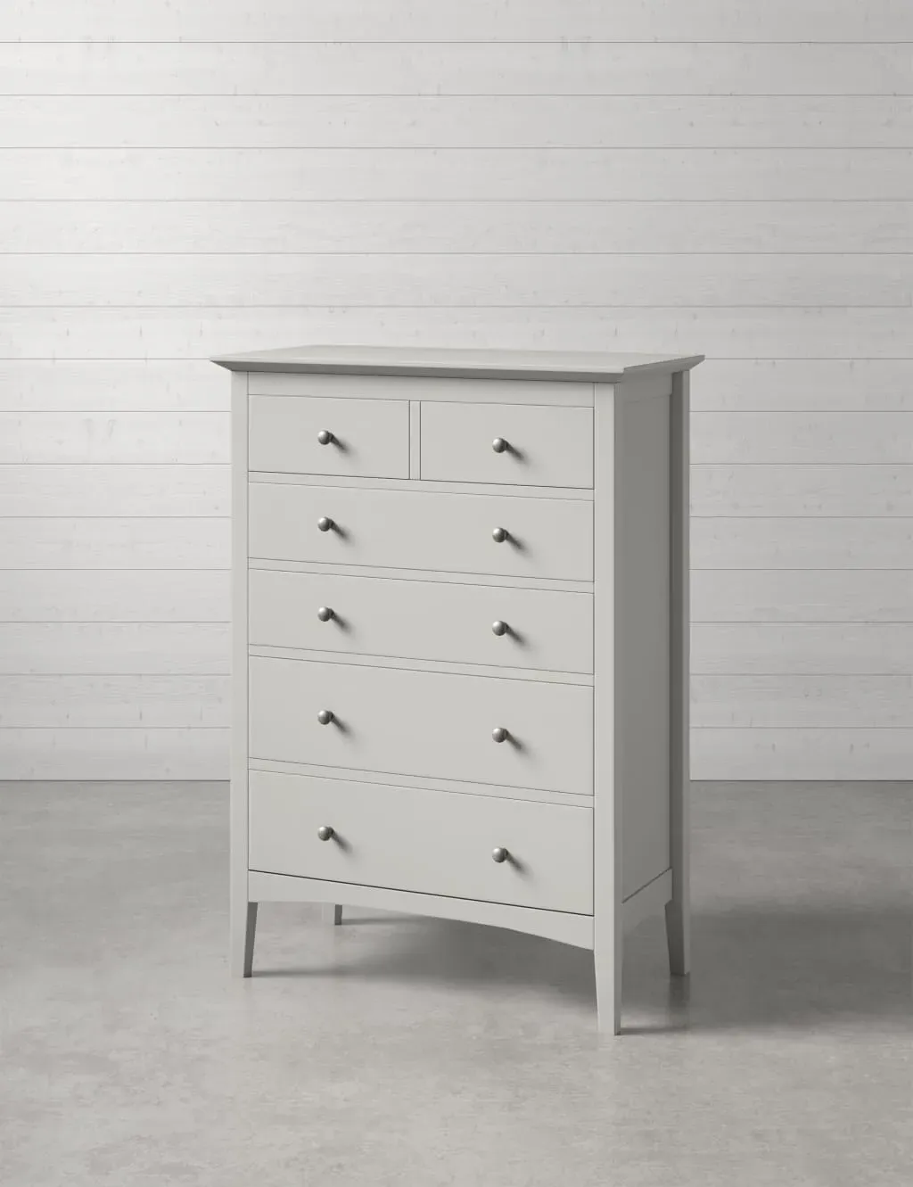 Hastings 6 Drawer Chest - Grey, Wood product