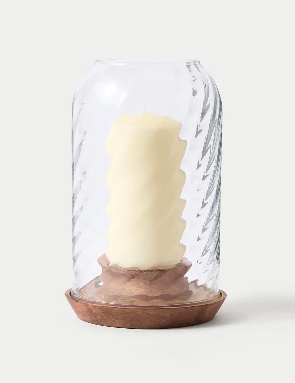 Hurricane Candle Holder - Clear, Glass product
