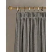 Isabelle Pencil Pleat Blackout Curtains - Light Grey alternate view