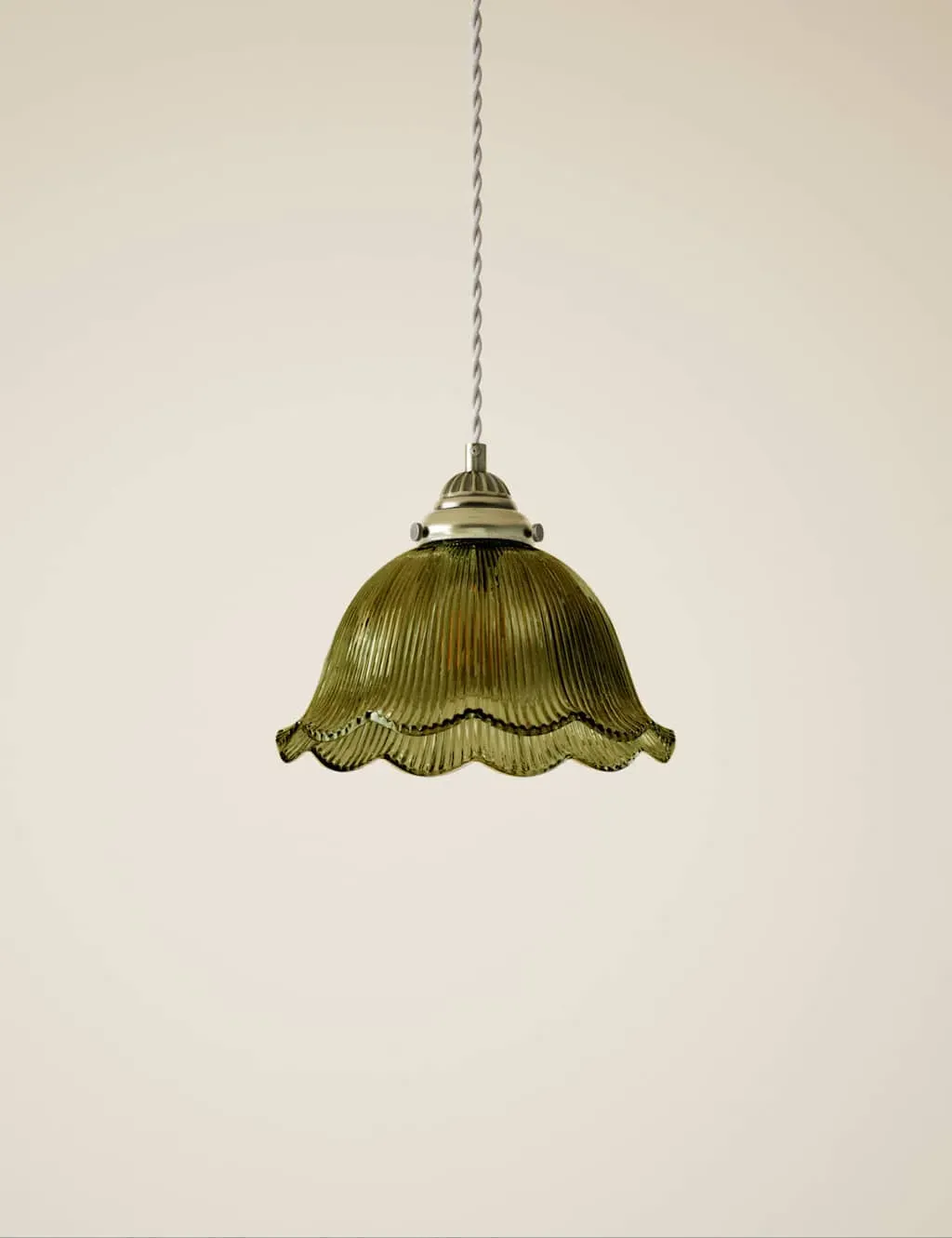 Josephine Pendant Light - Pea Green, Glass product
