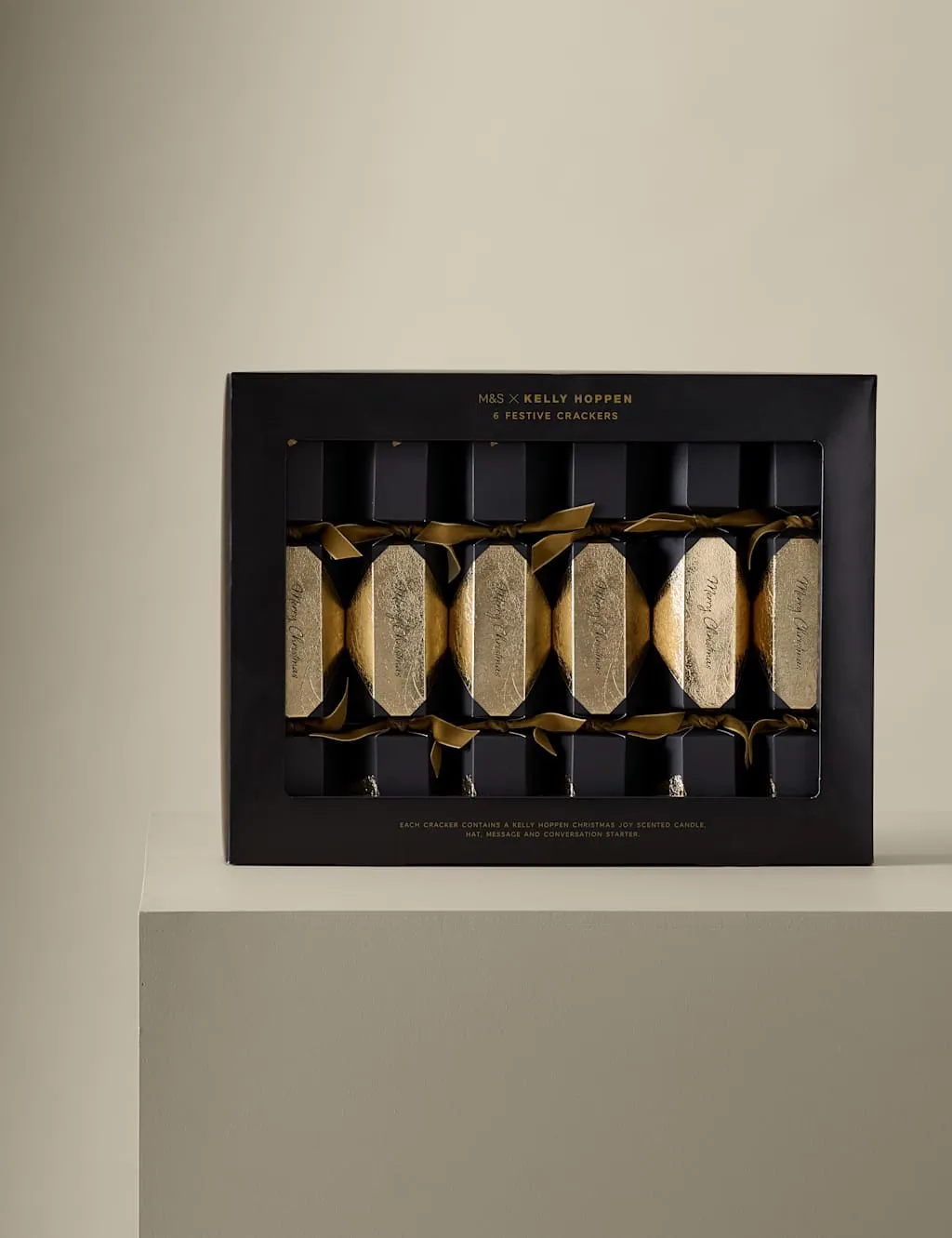 Kelly Hoppen Christmas Crackers Set of 6 - Gold product