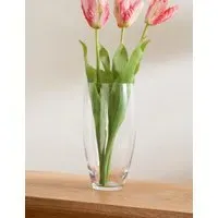 Medium Glass Poppy Vase - Clear alternate view