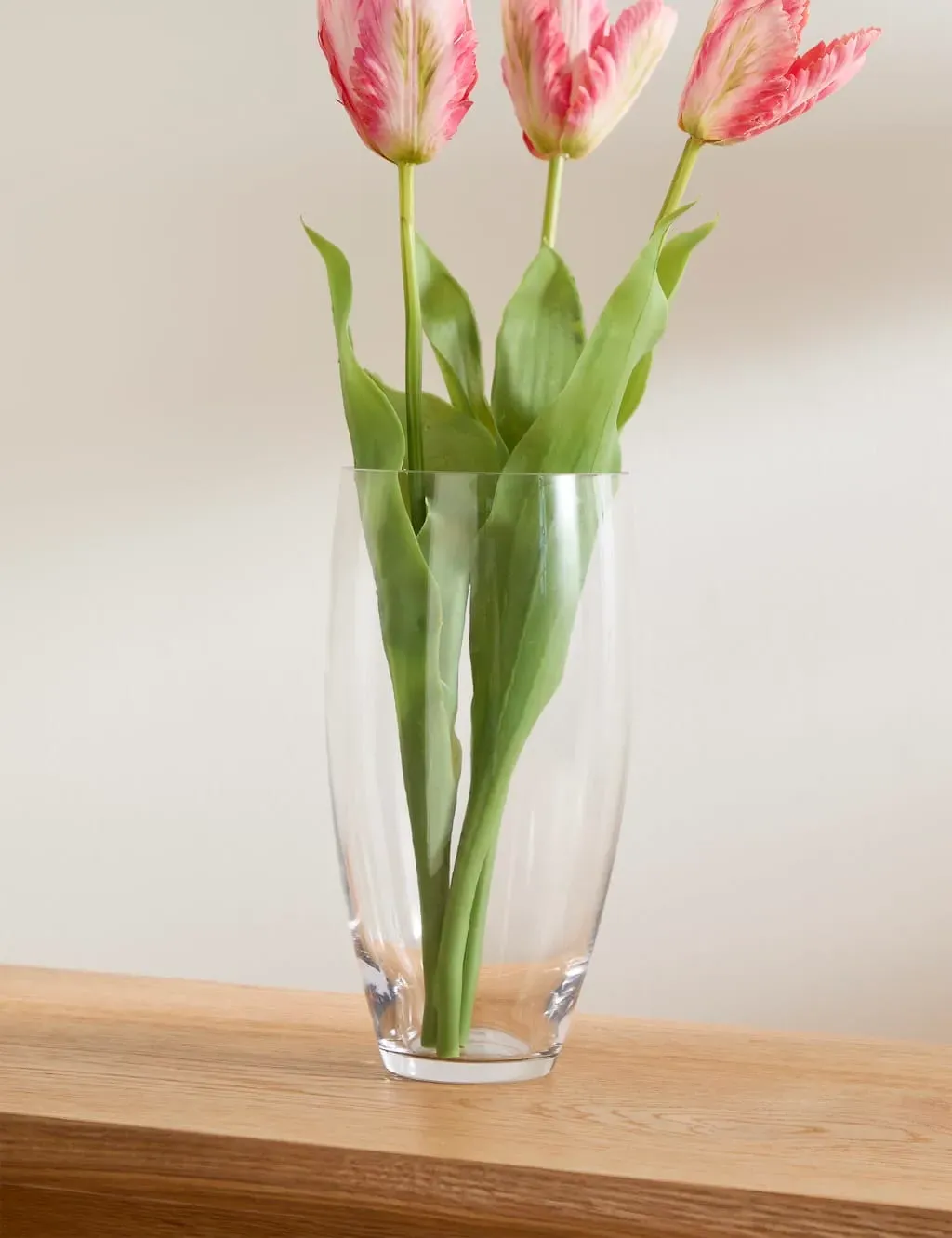 Medium Glass Poppy Vase - Clear product