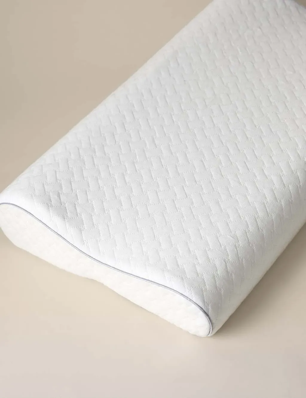 Memory Foam Cooling Contour Support Pillow - White product