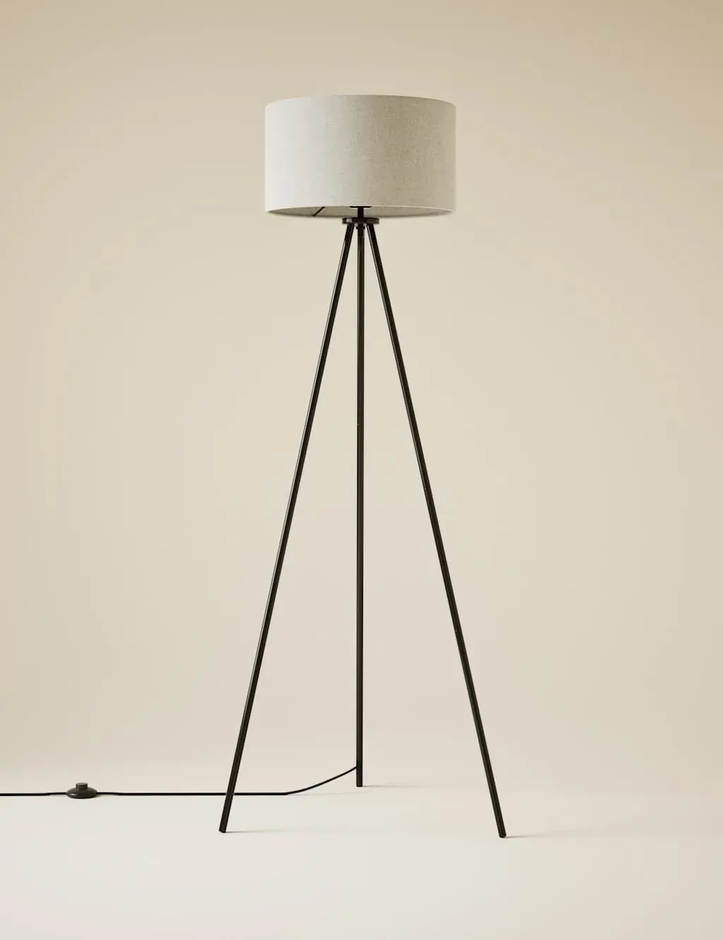 Metal Tripod Floor Lamp - Black product