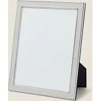 Mia Beaded 8x10 inch Photo Frame - Grey, Metal alternate view
