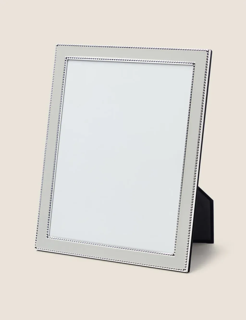 Mia Beaded 8x10 inch Photo Frame - Grey, Metal product