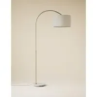 Overreach Marble Base Floor Lamp - Antique Brass alternate view