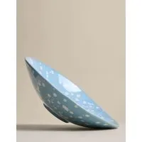 Paint Splat Serving Bowl - Blue, Stoneware alternate view
