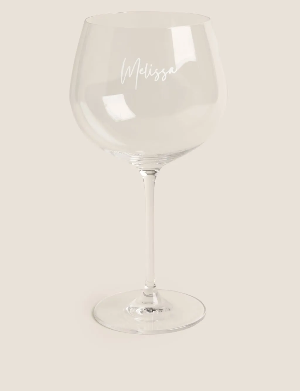 Personalised Gin Glass - White, Crystal product