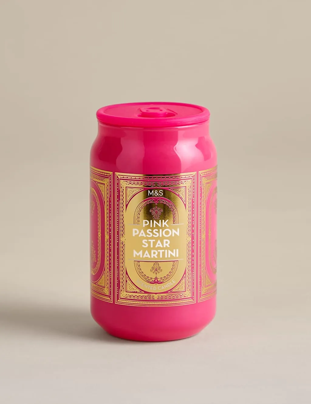 Pink Passion Star Martini Tinny Scented Candle - Multi product