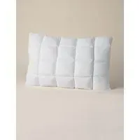 Pintuck Cloud Medium Pillow - White alternate view